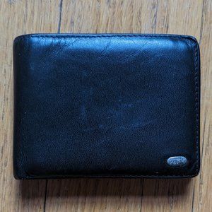 Petek Genuine Leather Men's Wallet - Black.